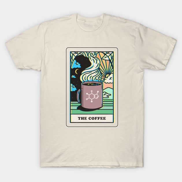 Tarot Cup of Coffee T-Shirt by Coffee Hotline